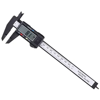 Messschieber Digital,Asudaro 150mm Profession Messschieber Kunststoff Schieblehre Messwerkzeuge Elektronische Digital-Messschieber mit LCD Display für Haushalt und Industrie Messung Messlehre