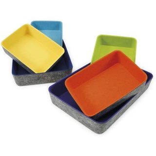 TimeTEX Filz-Schalen Set Colori, 3-TLG.