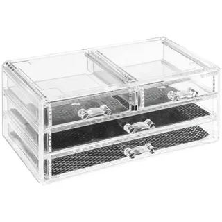 5five simply smart 5five - schmuckkästchen mit 4 schubladen "selena" transparent