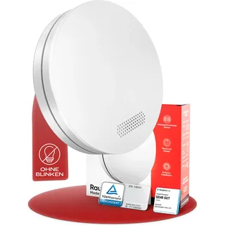 Rauchmelder Standalone - 10 Jahre geschützt mit nur einer Batterie - 1er