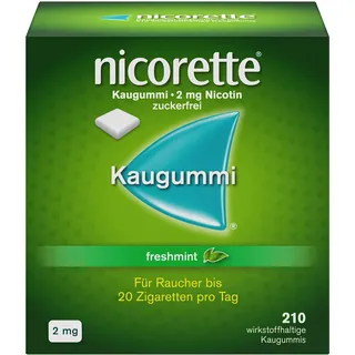 NICORETTE 2 mg freshmint Kaugummi 210 Stück