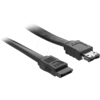 DeLock Kabel SATA 3 Gb/s Buchse - eSATA Buchse 1 m schwarz