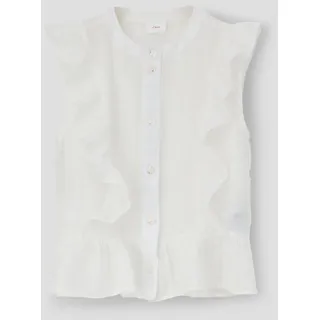 s.Oliver Blusentop Bluse Volantbluse aus Viskosemix bunt M (146/152)