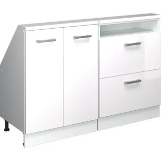 Vicco Rion Aktenschrank 120 x 81,6 x 46 cm weiß