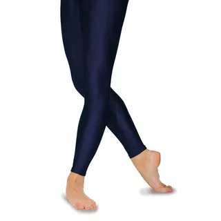 Roch Valley FLST Ballett Strumpfhosen ohne Fußteil aus Lycra Marineblau 3 (36)