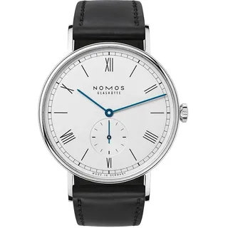 Nomos Glashütte Herrenuhr Ludwig 38 234 - silber