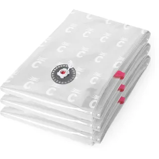 Compactor Kompaktor 3er-Set Vakuumierbeutel Beutel Aspispace XL 140 Liter, 80 × 130 cm,