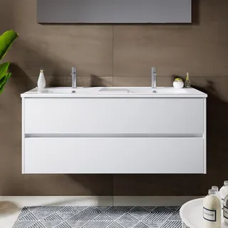 Riho Porto Waschtischunterschrank 120 cm mit 2 Schubladen, Badmöbel,