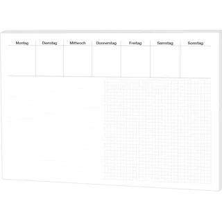 Papier Notiz-Schreibtischunterlage / Größe: 48x33cm / 30 Blatt