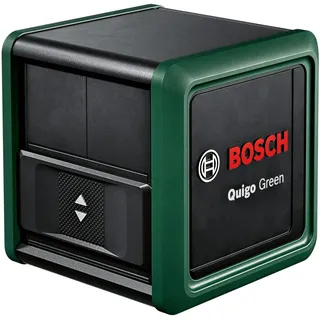 Bosch Kreuzlinienlaser Quigo Green mit Universalklemme MM 2