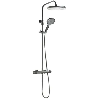 Schöner Wohnen Duschsystem mit Thermostat Wassersparend Glaia Industrial