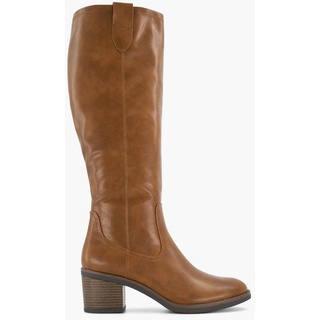 Stiefel - Damen - cognac