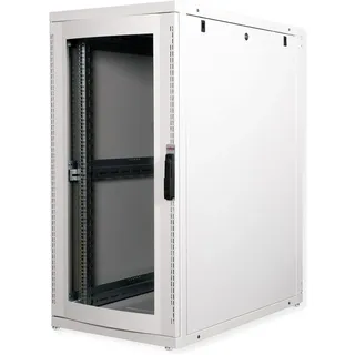 Roline 19 Zoll Serverschrank 26 HE 600x1000 BxT grau Plexiglas