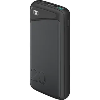 goobay Schnelllade-Powerbank 20000 mAh Schwarz