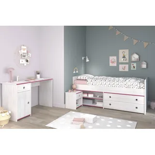 Parisot Smoozy weiß mit Bett