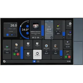Shelly Wall Display XL silber Smart-Home-Bedienpanel 25cm (10,1")