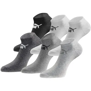Puma Sneakersocken 18 Paar Schwarz 39-42
