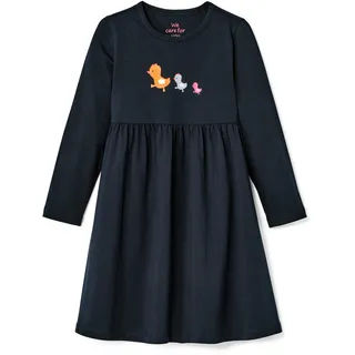 Tchibo - Baby Jerseykleid - Mädchen - Gr. 98/104 - dunkelblau