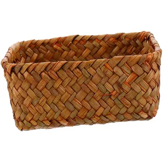 ABOOFAN Handgeflochtener Korb Aus Natürlichen Materialien Als Obst Und Gemüsekorb Oder Aufbewahrungskorb Für Snacks Desserts Brot Kekse Lebensmittel Und Mehr Für Zuhause Büro Restaurant Un
