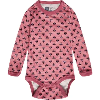 hummel hmlBAMBO langarm Baby-Strampler 4338 - deco rose 86