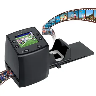 DIGITNOW! Diascanner Konvertiert 35mm / 135 Negative und Dia zu Digital JPEG, Filmscanner mit hoher Auflösung von 1800 DPI, kein Computer erforderlich