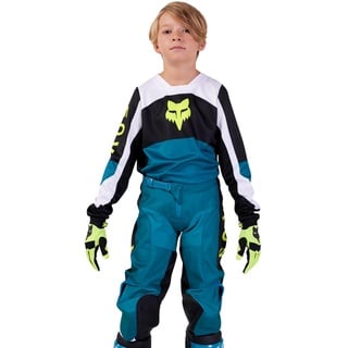 Fox Racing Youth 180 Nitro Motocross Trikot, Maui Blau, Größe S