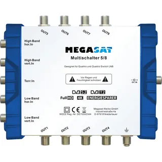 Megasat Multiswitch 5/8