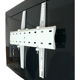 HOCHWERTIGE TV Wandhalterung OLED/QLED/LED/LCD In Weiß 42-65 Zoll ✓ EXTREM Stabil ✓ Mit Fischer Zubehör ✓ | Fernsehhalterung, VESA | Für Samsung, LG, Philips, Sony, Panasonic, Medion, Hisense