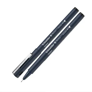 Schneider Pictus Fineliner 0,2mm Edelstahl schwarz