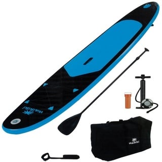 Waikiki Stand up Paddle Board Set 285 x 71 x 10 cm blau/schwarz