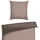 Renforcé taupe/dunkelgrau 155 x 220 cm + 80 x 80 cm
