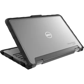 Gumdrop DropTech Schutzhülle für Dell 3190 und 3189 Latitude 2-in-1 Laptop für K-12 Studenten, Lehrer, Kinder, Schwarz, robust, stoßdämpfend, extremer Schutz vor Stürzen