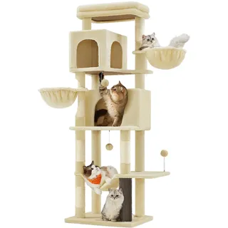 Songmics Kratzbaum 175 cm XL sandbeige