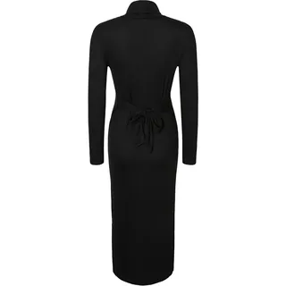 MAMA LICIOUS Umstandskleid MAMALICIOUS "MLLEVY LS ROLLNECK JRS MIDI DRESS NOOS", Damen, Gr. XS, N-Gr, schwarz, Jersey, Obermaterial: 95% Modal (TENCELTM), 5% Elasthan, unifarben, eng, Kleider