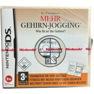 Nintendo DS Dr. Kawashima Mehr Gehirn-Jogging Rote Banderole UNGEÖFFNET NEU