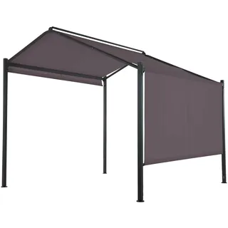 None Bacliff 3 x 3 m Anthrazit