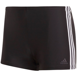 adidas Fit 3-Streifen Boxer Badehose schwarz/weiß 2 (XS)