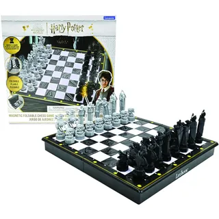 Lexibook, Harry Potter, Magnetisches Schachbrett, CGM300HPLXB | Magnetisches & klappbares Schachbrett, 32 Figuren, Familienspiel