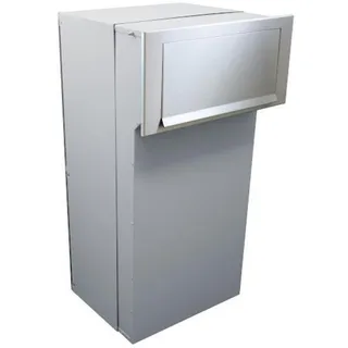 Letterbox24.de F-05 XXL Mauerdurchwurf Paketkasten in RAL 9005 (30-51 cm Tiefe)