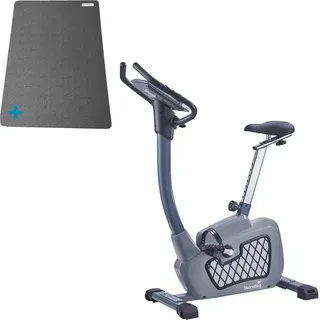 Ergometer Wiry Heimtrainer 11kg Schwungmasse 24 Trainingsprogramme hellgrau No Size
