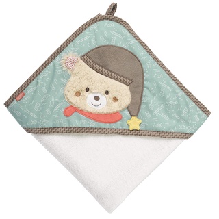 Fehn Kapuzenbadetuch Bär - Multicolor - One Size