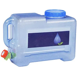 8L Camping Wasserkanister Wasserbehälter Wassertank Trinkwasserkanister Mit Hahn, Für Haus, Garten Und Camping Wasserbehälter