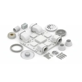 Aereco Schalldämmsockel DSOA-A20 ? 430x430 mm ? 50 mm WLG 040 Dämmung ? für DV-A...