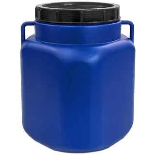 plasteo Weithalsfass 30 Liter Blau