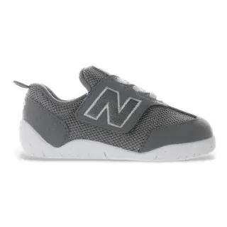 New Balance Unisex für Kinder. NW1STV1 New-B First graue Lederschuhe (17 W), Wohnung, Klettverschluss, Lässig, Kinderbekleidung
