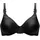 Bügel-BH, gemoldet, Stickerei, Zierschleife, für Damen, 11 SCHWARZ, 95D