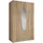 Drehtürenschrank Paul 120 x 195 x 55 cm eiche