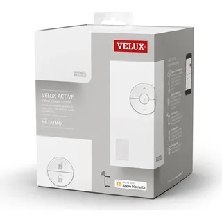 VELUX Active Raumklima-Steuerung Grundausstattung (KIX 300 EU2) - Intelligente Sensoren, Smart-Home-Fähig, Automatische Klimaregulierung - Weiß - Weiß