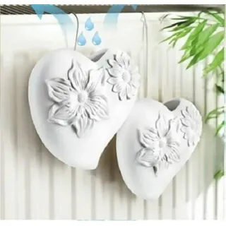 Luftbefeuchter Blütenherz Herz im 2er Set Raumbefeuchter,Heizung,Raumluft