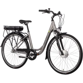 Saxonette Advanced Sport Wave 28 Zoll RH 45 cm silber matt